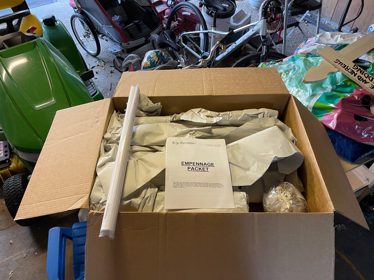 Empennage Has Arrived!